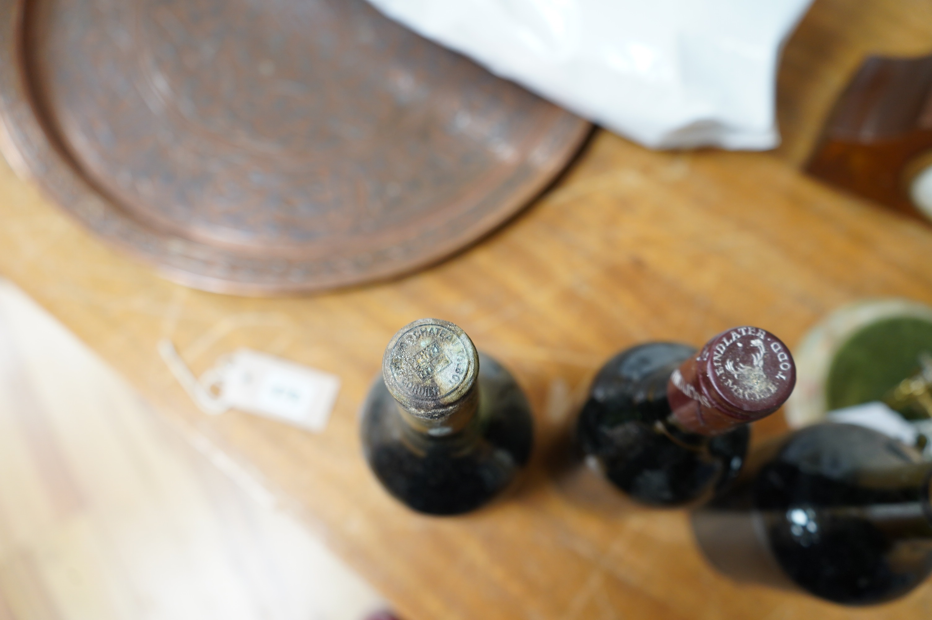 Three bottles of Grand Cru Classe, Chateau Talbot comprising 1966 and two bottles of 1967. Condition - fair, storage unknown